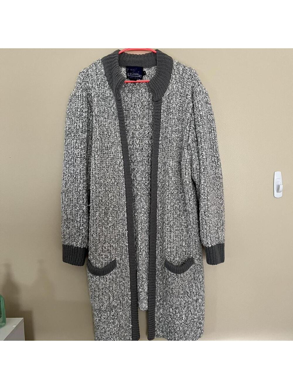 Vintage Monto por le Chois II sweater cardigan duster size XL